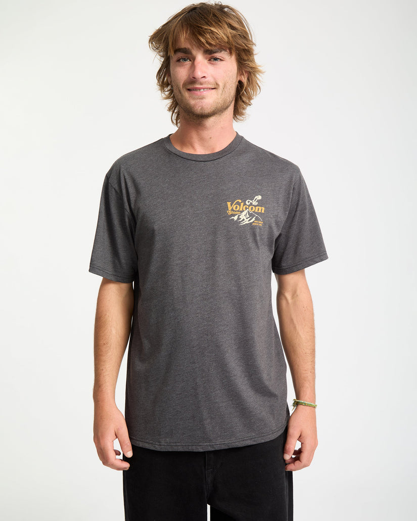 Camiseta Back Country - Heather Black