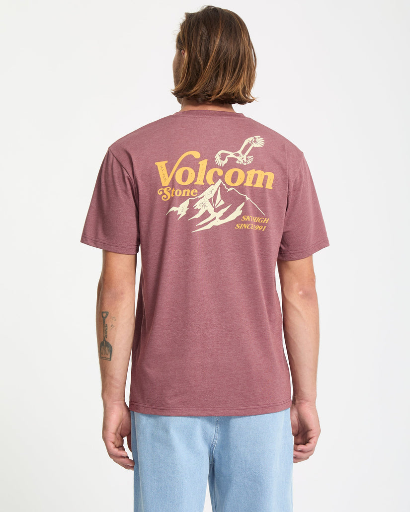 Camiseta Back Country - Merlot