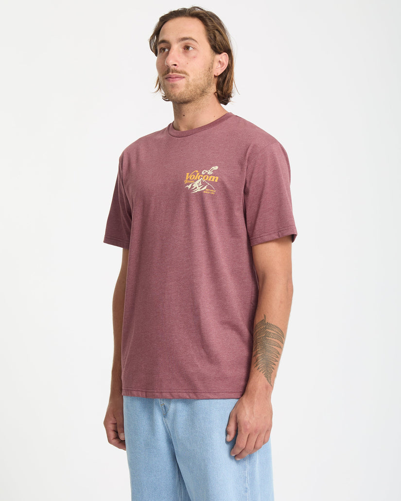 Camiseta Back Country - Merlot