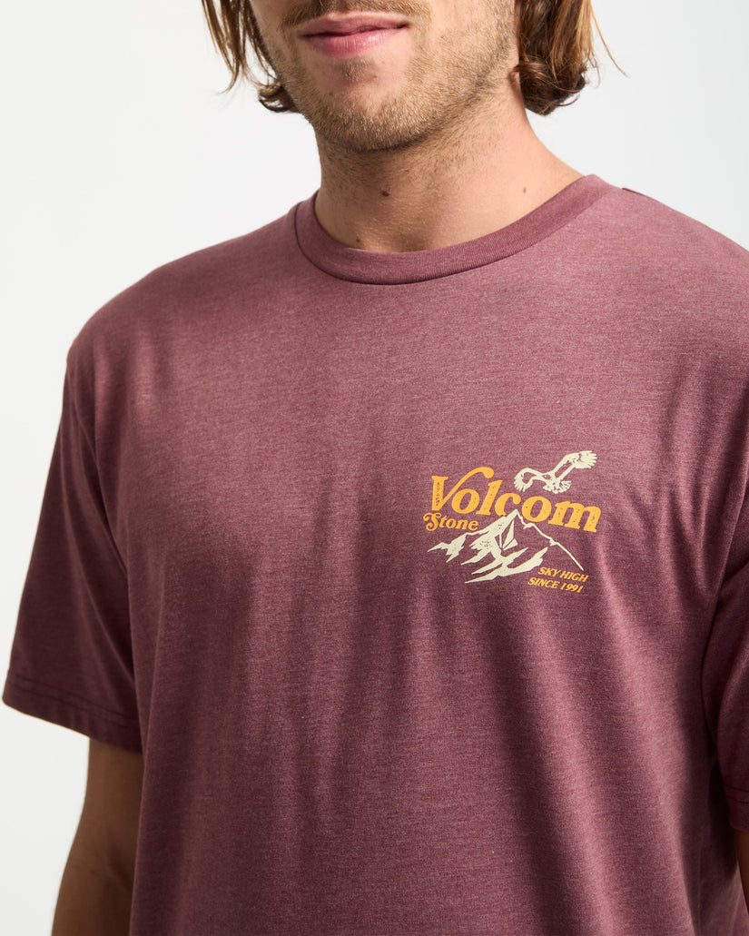 Camiseta Back Country - Merlot