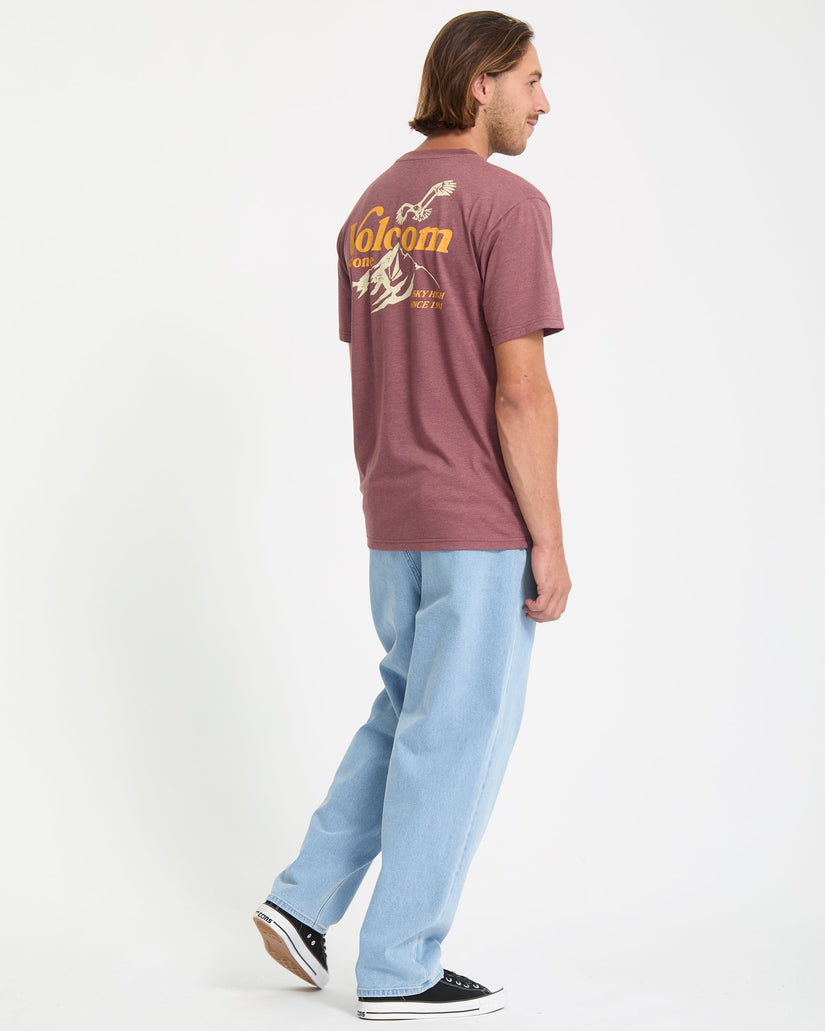 Camiseta Back Country - Merlot