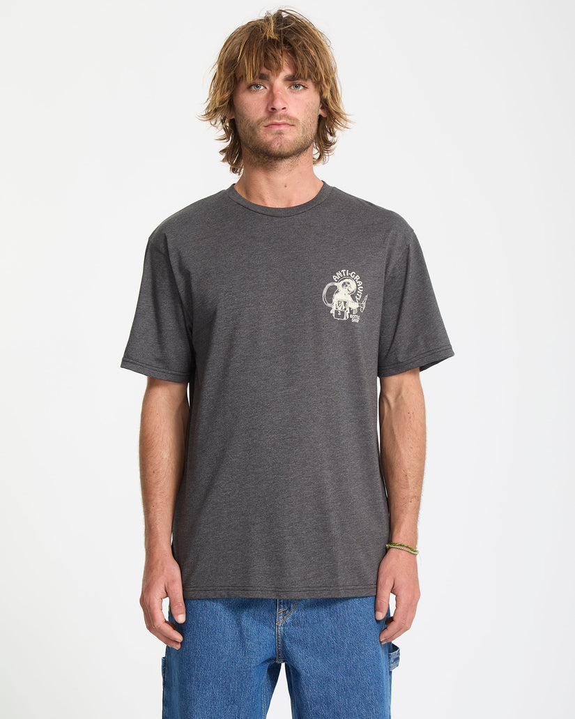 Camiseta Anti Gravity - Heather Black