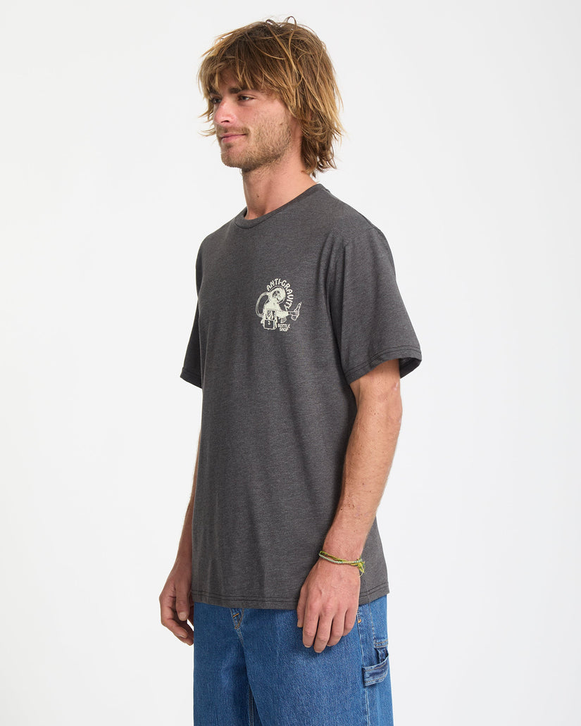 Camiseta Anti Gravity - Heather Black