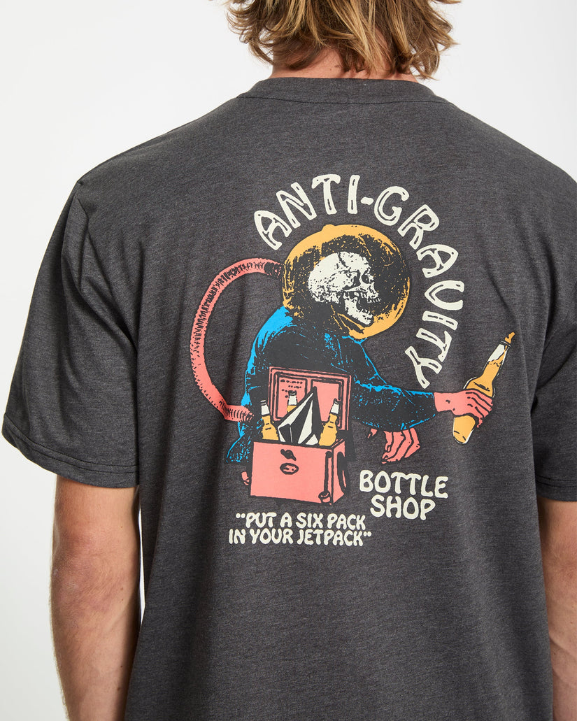 Camiseta Anti Gravity - Heather Black