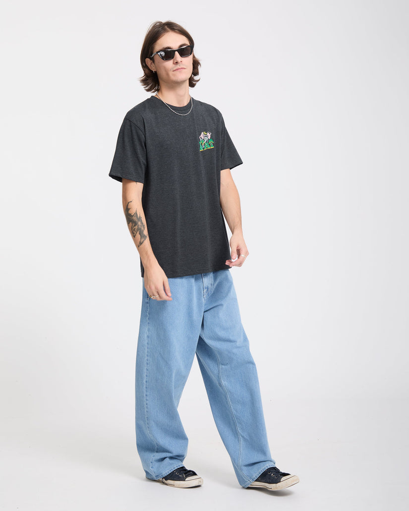 Camiseta Tipsy Rat - Heather Black