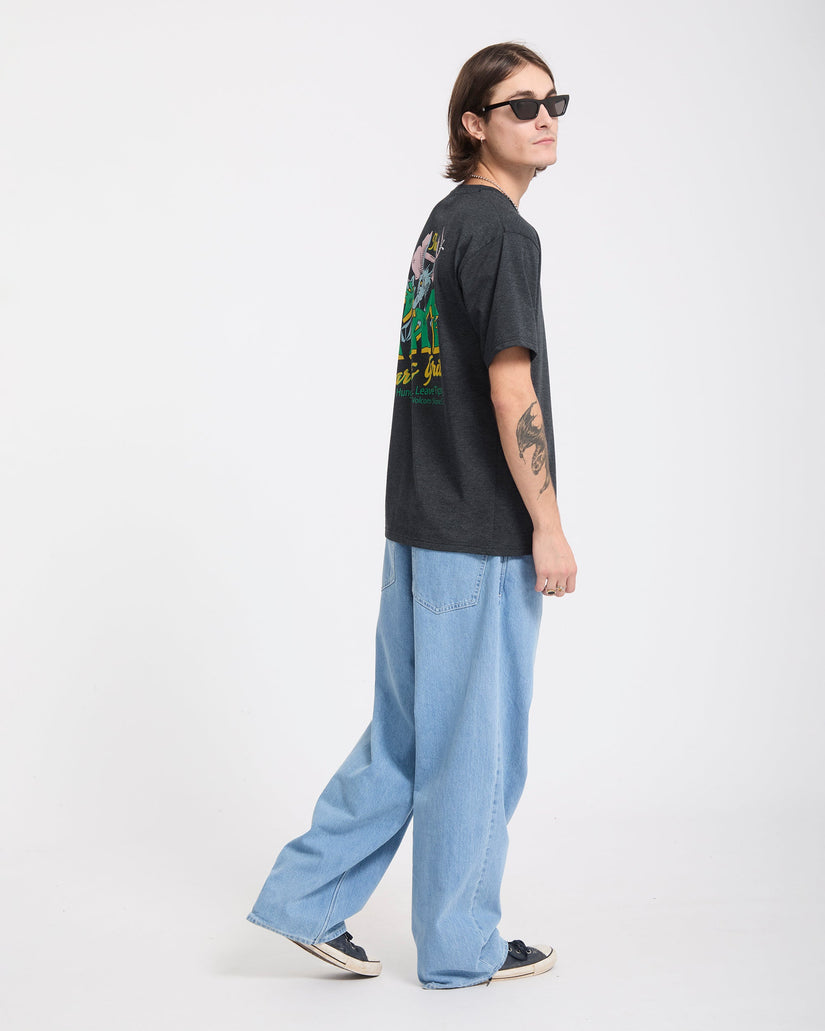 Camiseta Tipsy Rat - Heather Black