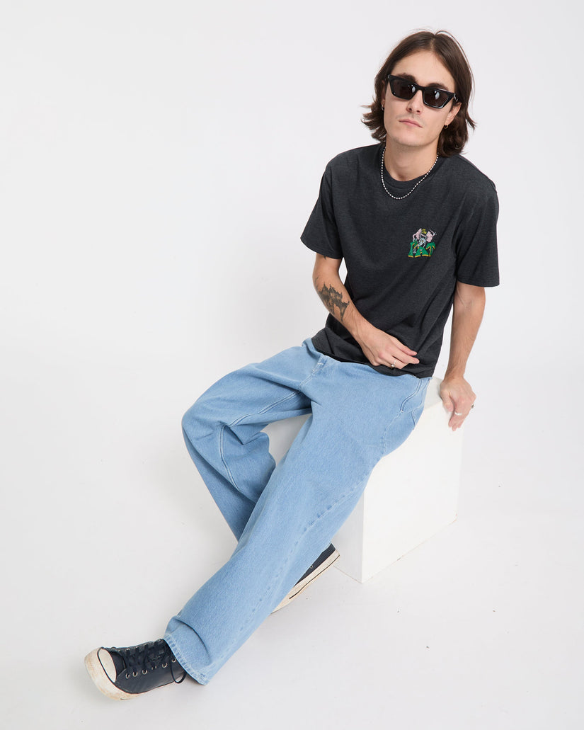 Camiseta Tipsy Rat - Heather Black