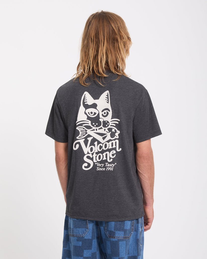 Camiseta Tasty - Heather Black