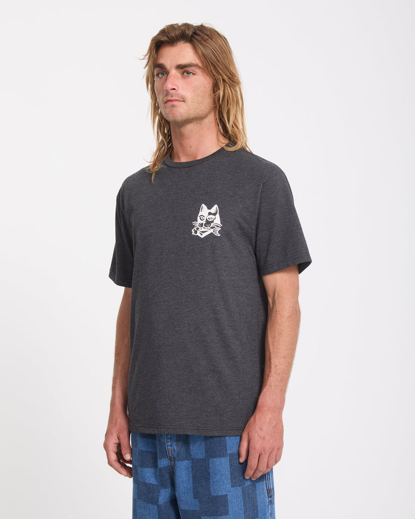 Camiseta Tasty - Heather Black