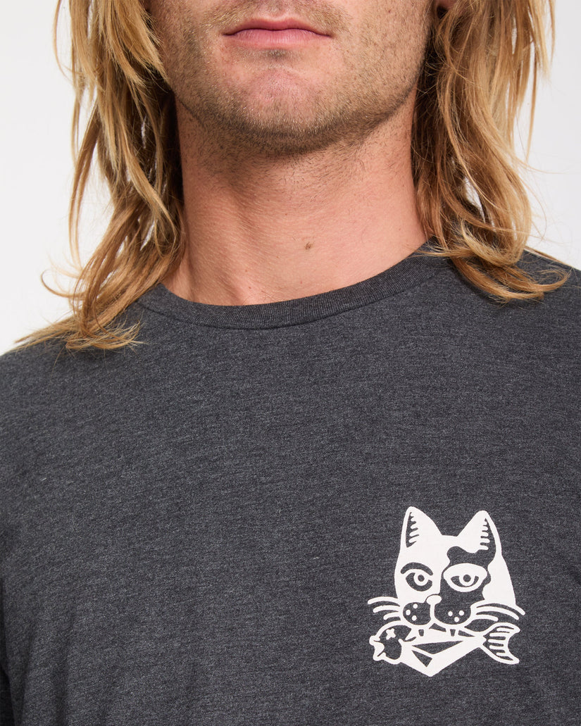 Camiseta Tasty - Heather Black