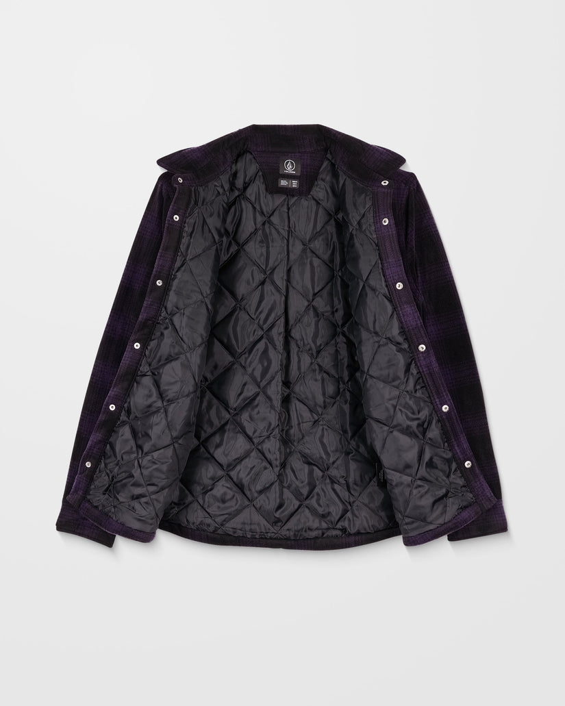 Sobrecamisa De Felpa Bowered - Dark Purple