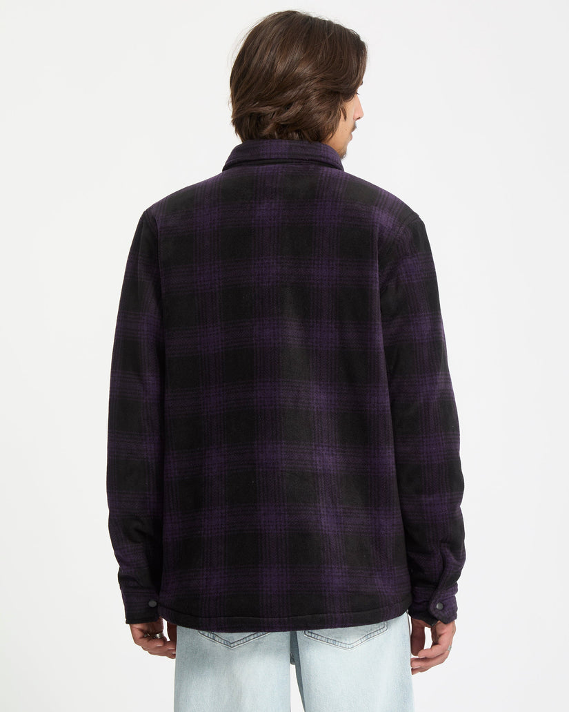 Sobrecamisa De Felpa Bowered - Dark Purple