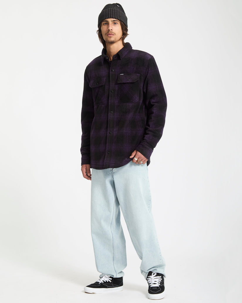 Sobrecamisa De Felpa Bowered - Dark Purple