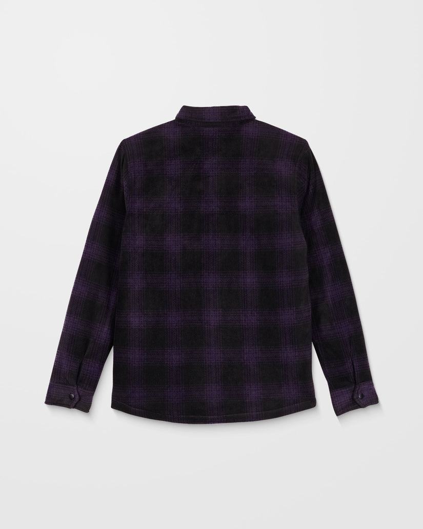 Sobrecamisa De Felpa Bowered - Dark Purple