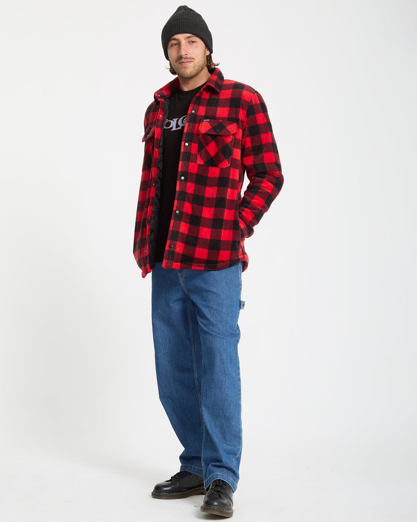 Sobrecamisa De Felpa Bowered - Lifeguard Red