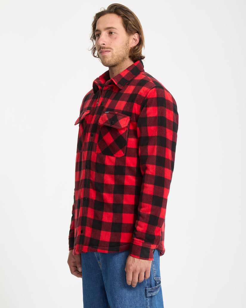 Sobrecamisa De Felpa Bowered - Lifeguard Red