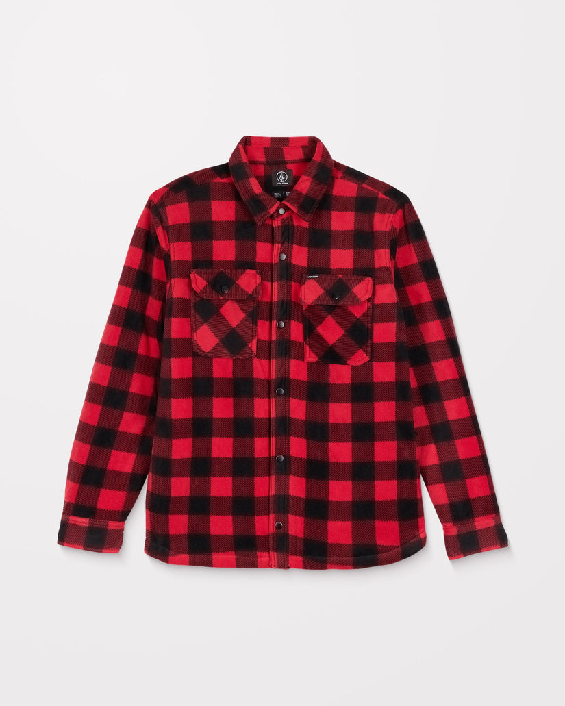 Sobrecamisa De Felpa Bowered - Lifeguard Red