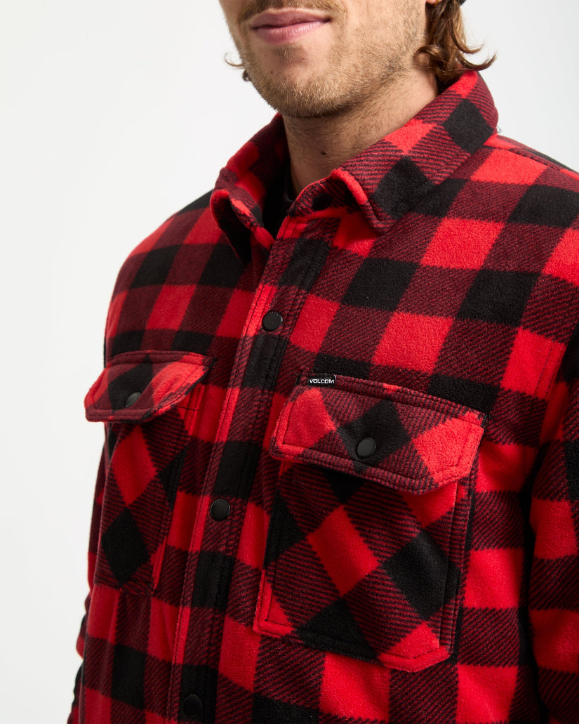 Sobrecamisa De Felpa Bowered - Lifeguard Red