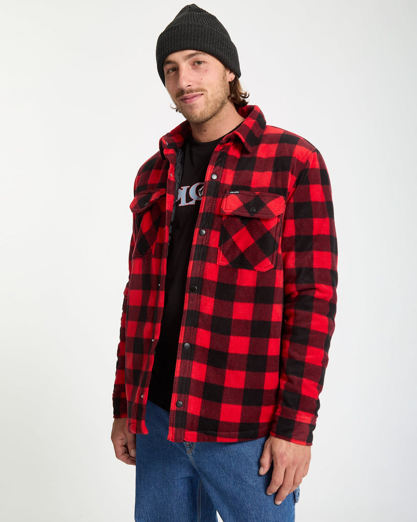 Sobrecamisa De Felpa Bowered - Lifeguard Red