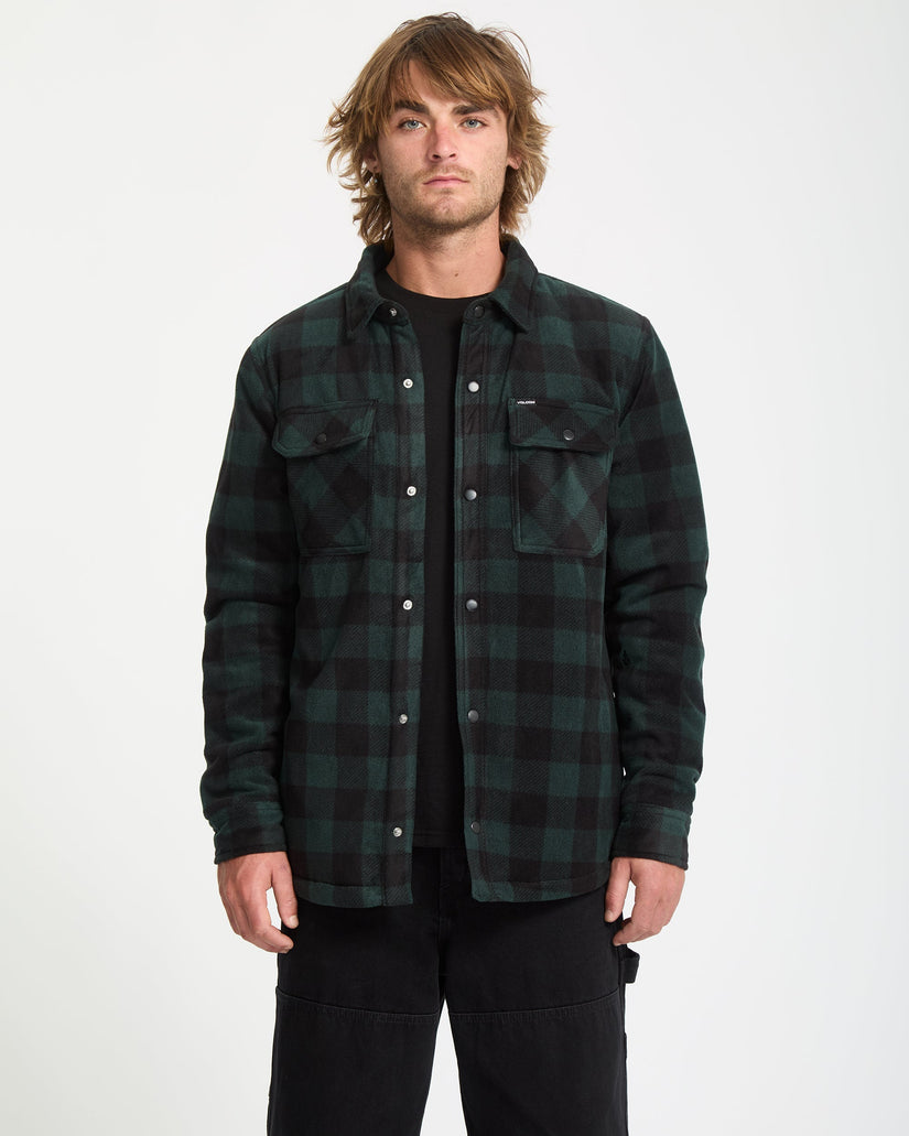 Sobrecamisa De Felpa Camisa Bowered - Scarab