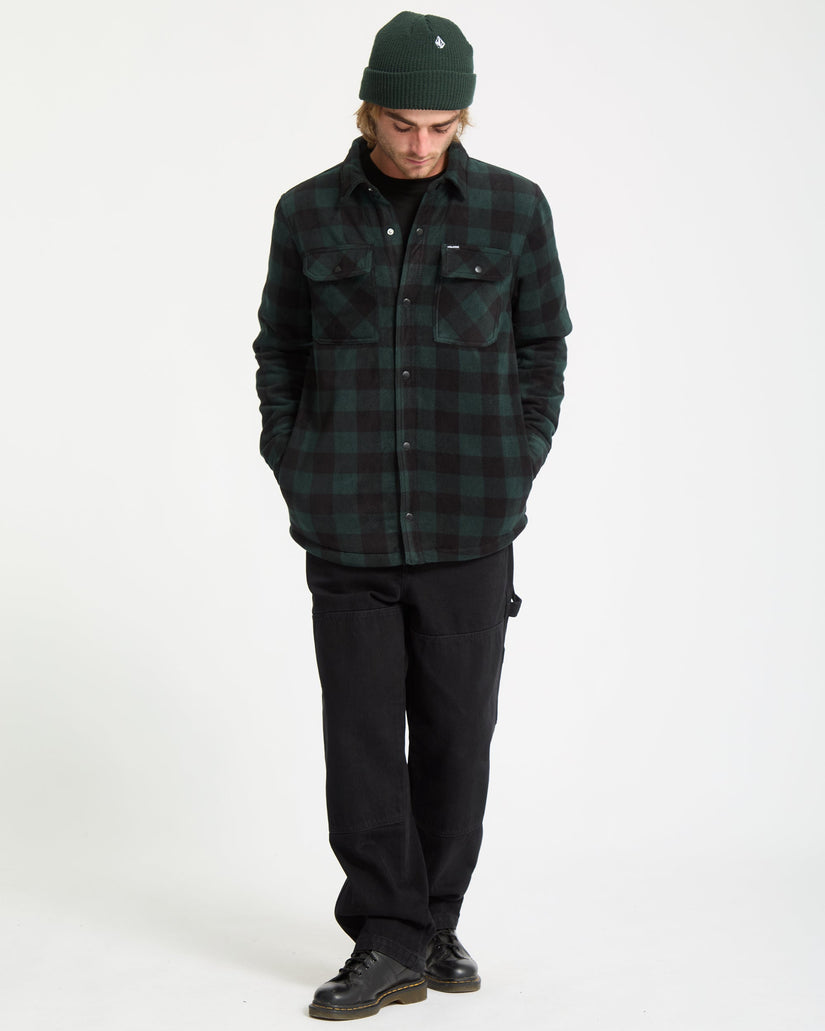 Sobrecamisa De Felpa Camisa Bowered - Scarab