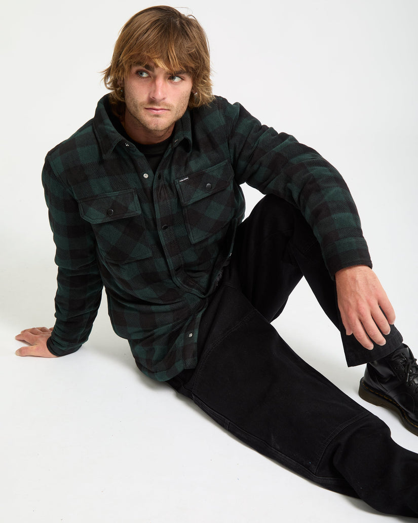 Sobrecamisa De Felpa Camisa Bowered - Scarab