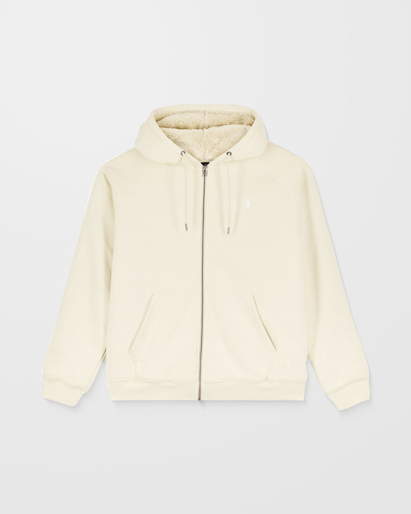 Sudadera Con Capucha Y Cremallera Single Stone Lined - Light Beige