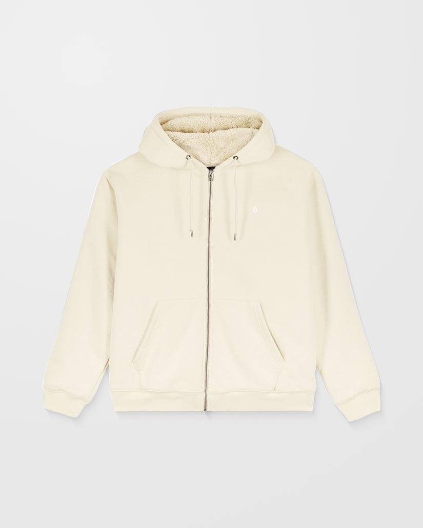 Sudadera Con Capucha Y Cremallera Single Stone Lined - Light Beige