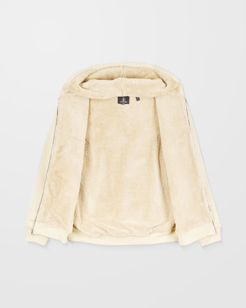 Sudadera Con Capucha Y Cremallera Single Stone Lined - Light Beige