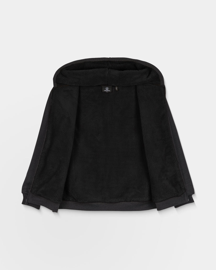 Sudadera con capucha Single Stone Sherpa - Heather Black