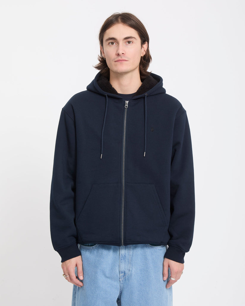 Sudadera con capucha Single Stone Sherpa - Marine