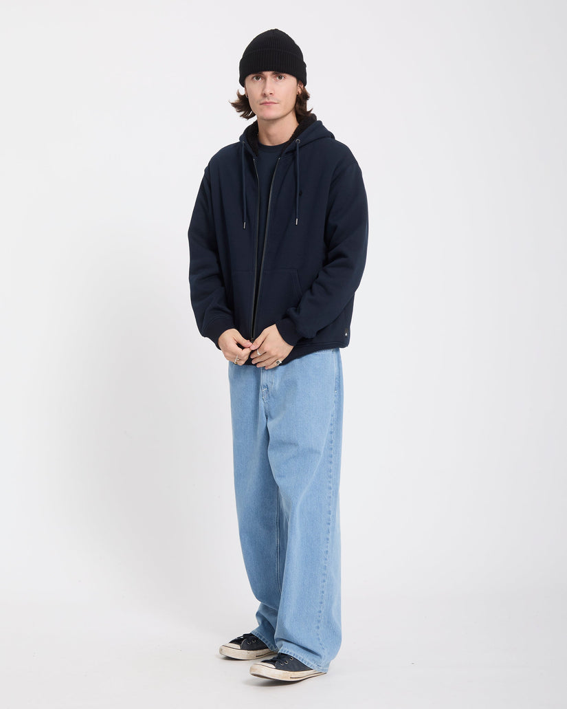 Sudadera con capucha Single Stone Sherpa - Marine
