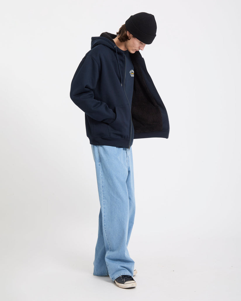 Sudadera con capucha Single Stone Sherpa - Marine