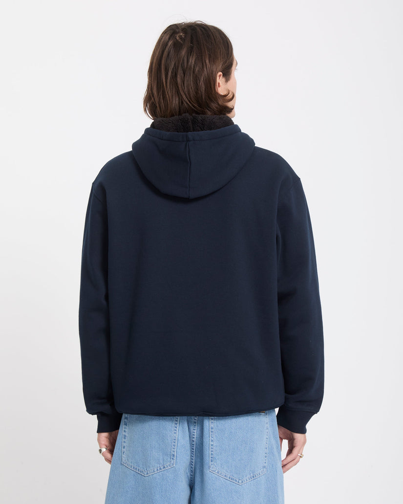 Sudadera con capucha Single Stone Sherpa - Marine
