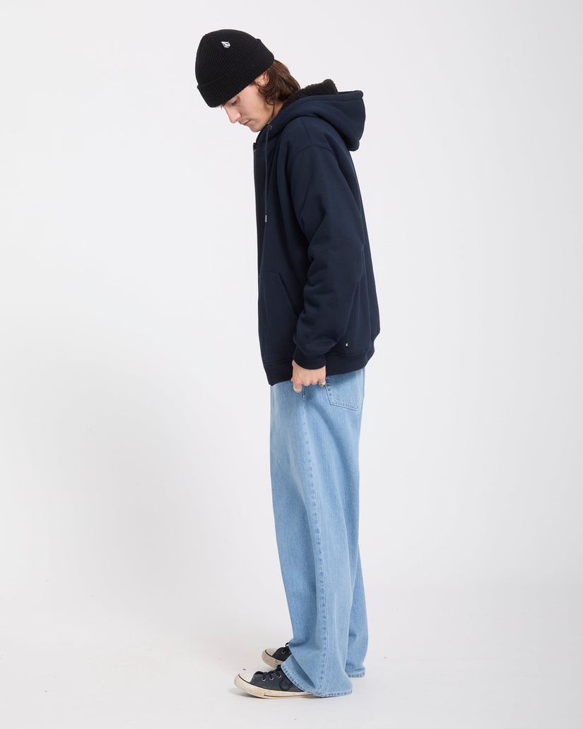 Sudadera con capucha Single Stone Sherpa - Marine