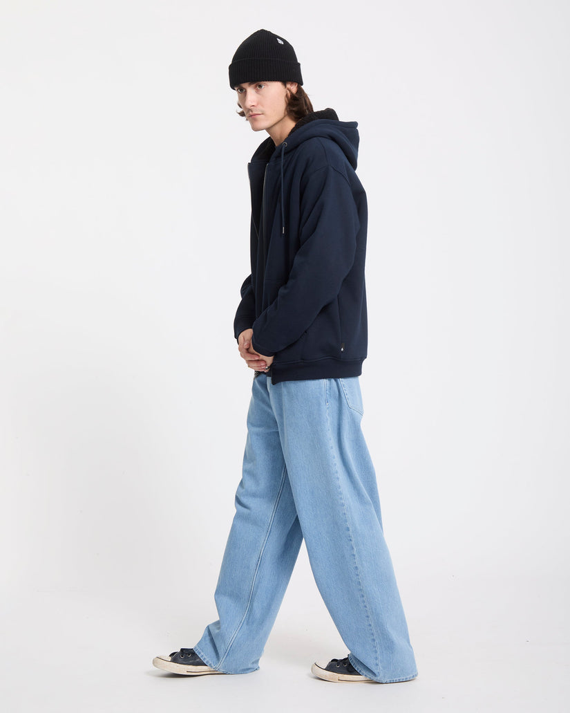 Sudadera con capucha Single Stone Sherpa - Marine