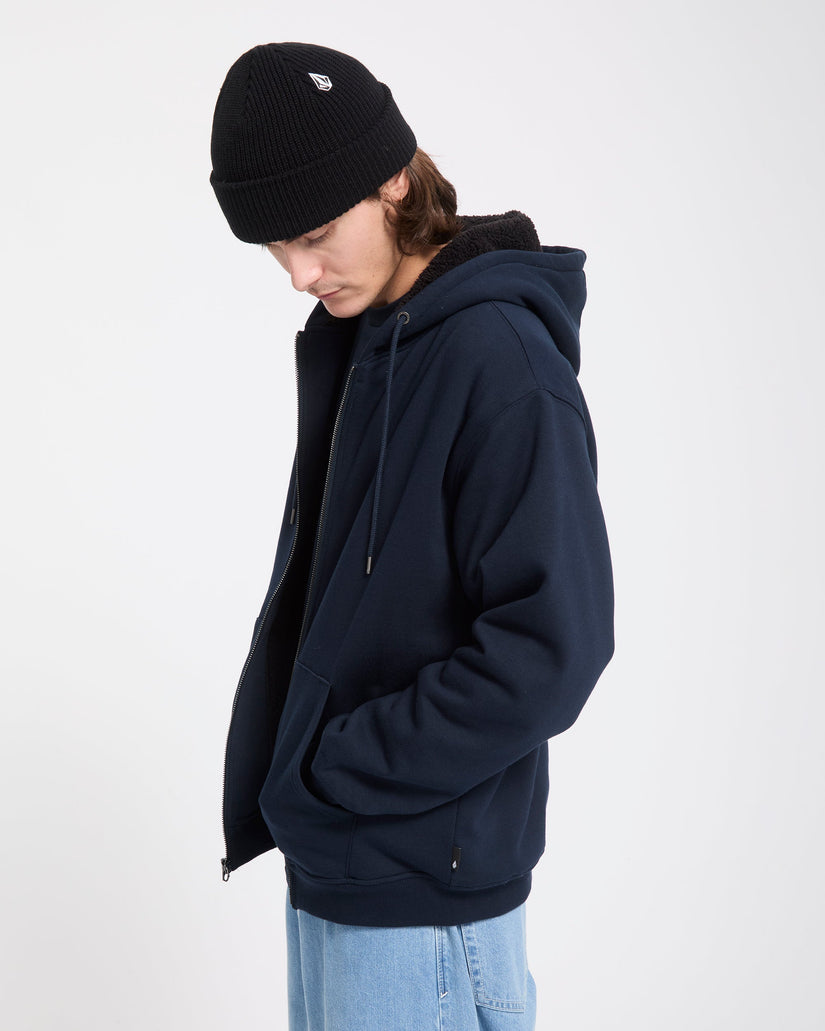 Sudadera con capucha Single Stone Sherpa - Marine