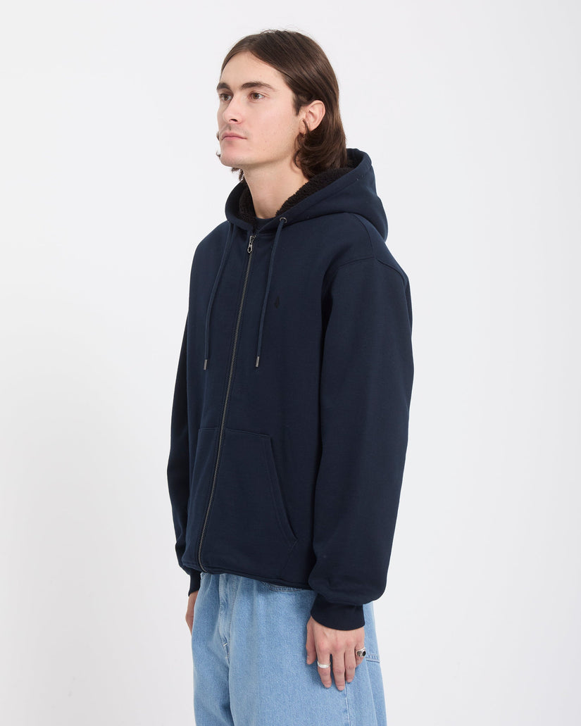 Sudadera con capucha Single Stone Sherpa - Marine