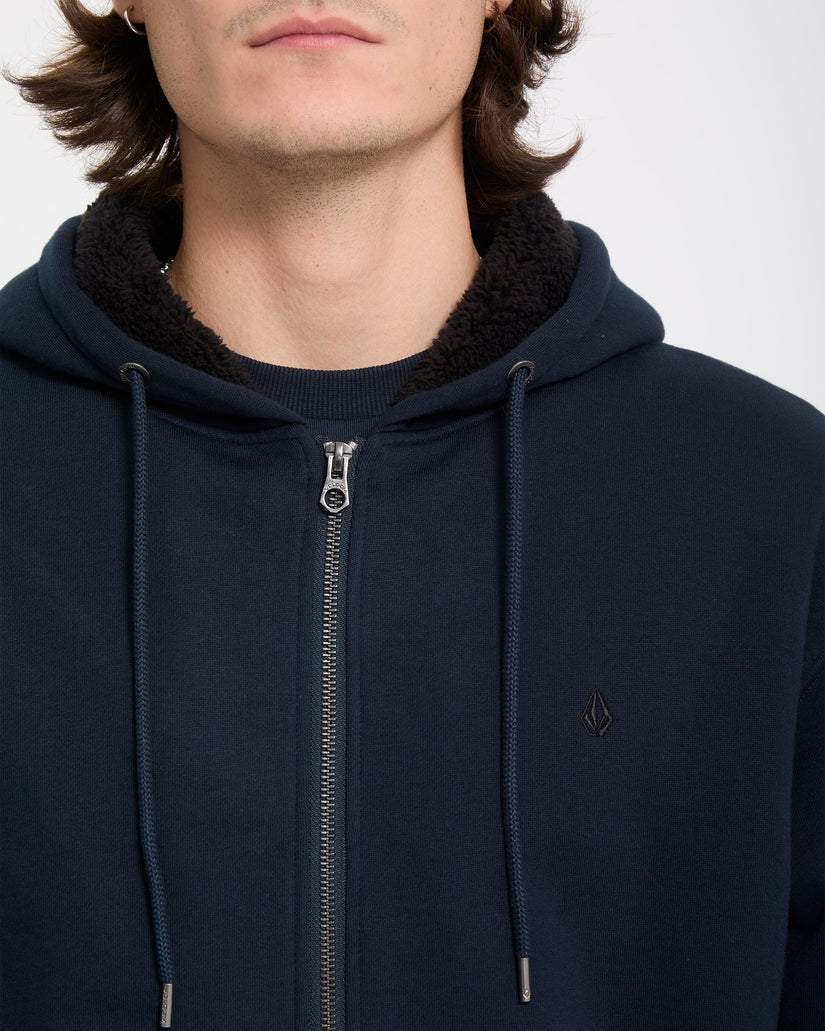 Sudadera con capucha Single Stone Sherpa - Marine