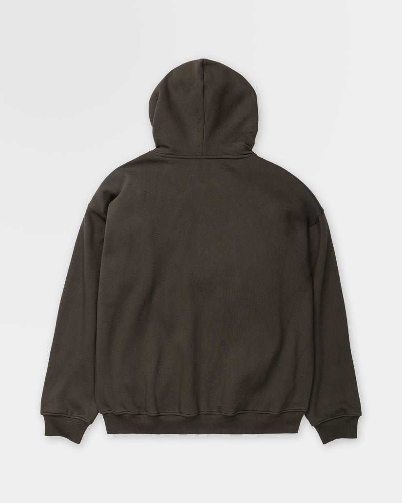 Sudadera Driggs Zip Up - Rinsed Black