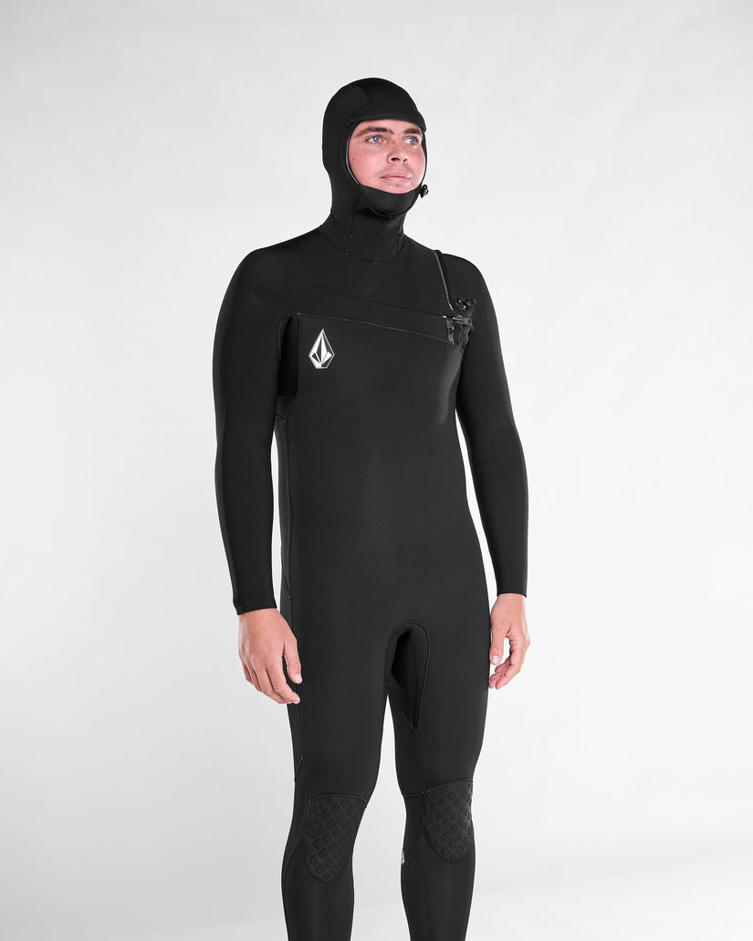 Traje de neopreno con capucha Modulator 5/4/3Mm con cremallera en el pecho - Black