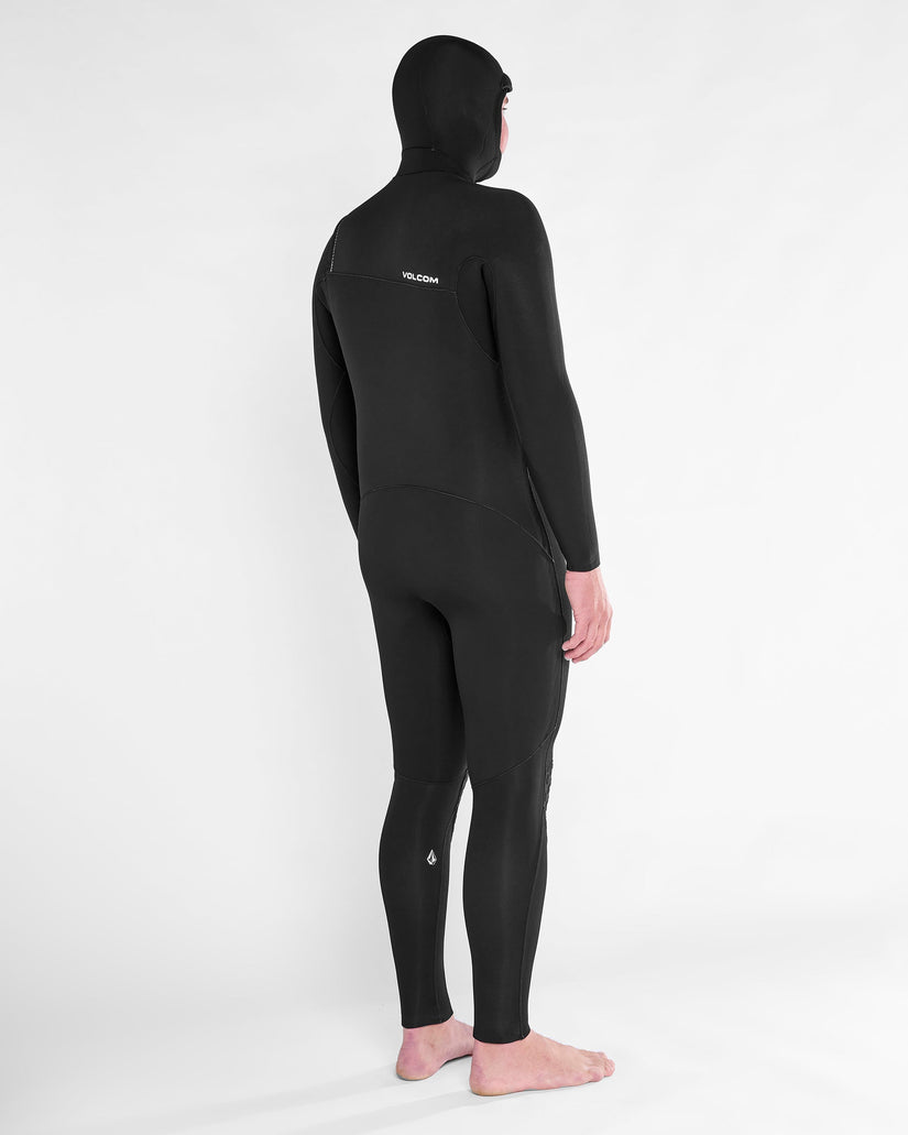 Traje De Neopreno Con Capucha Modulator 5/4/3Mm Con Cremallera En El Pecho - Black