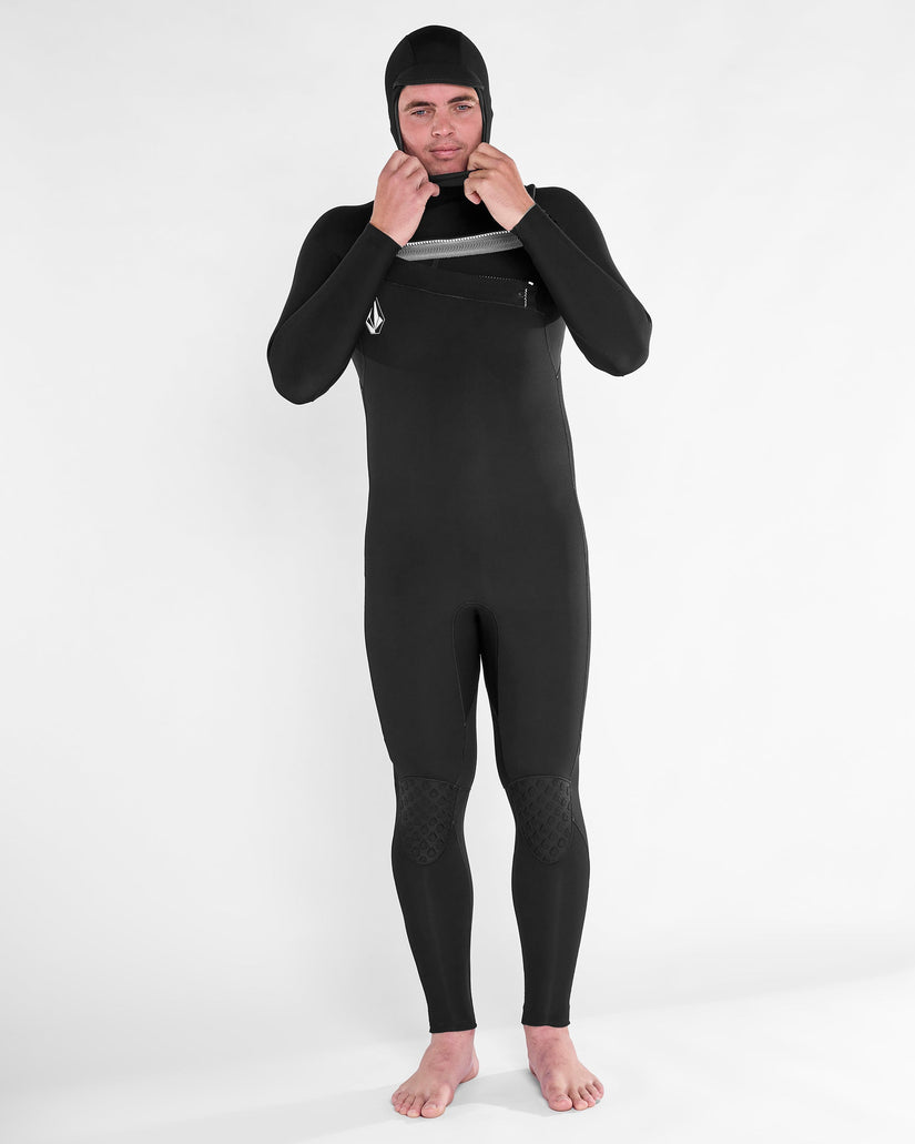 Traje de neopreno con capucha Modulator 5/4/3Mm con cremallera en el pecho - Black