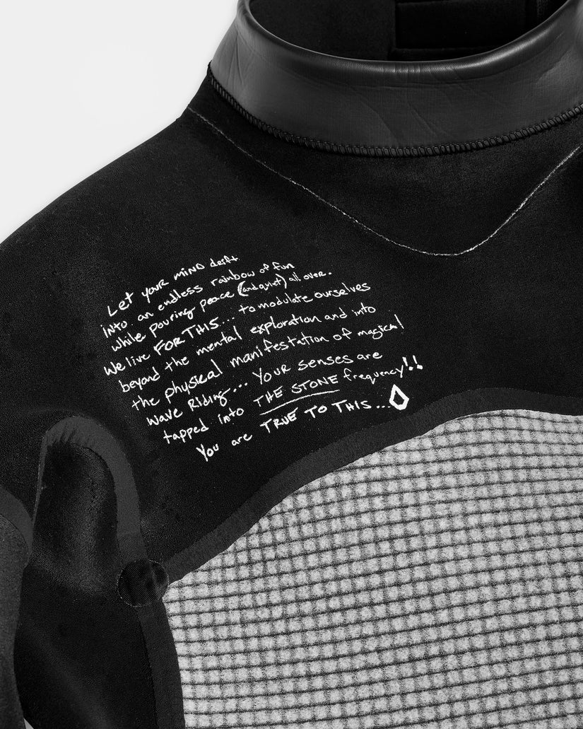 Traje De Neopreno Completo De Manga Larga Modulator 3/2Mm Con Cremallera Detrás- Black