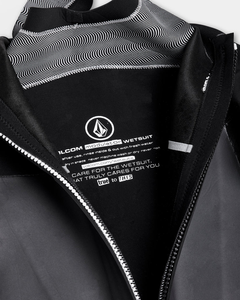 Traje de neopreno completo Modulator de manga larga 3/2Mm con cremallera detrás - Black