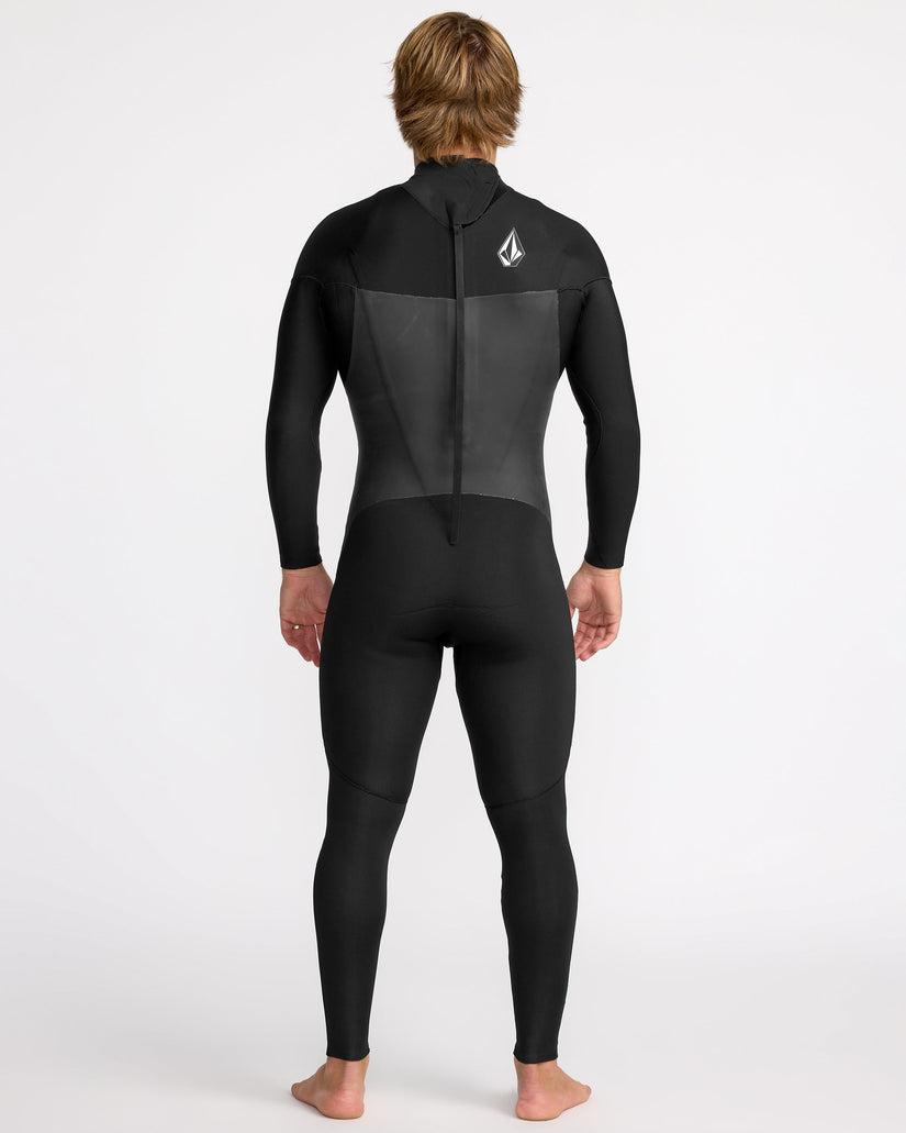 Traje de neopreno completo Modulator de manga larga 4/3Mm con cremallera detrás - Black