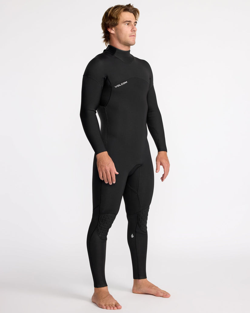 Traje de neopreno completo Modulator de manga larga 4/3Mm con cremallera detrás - Black