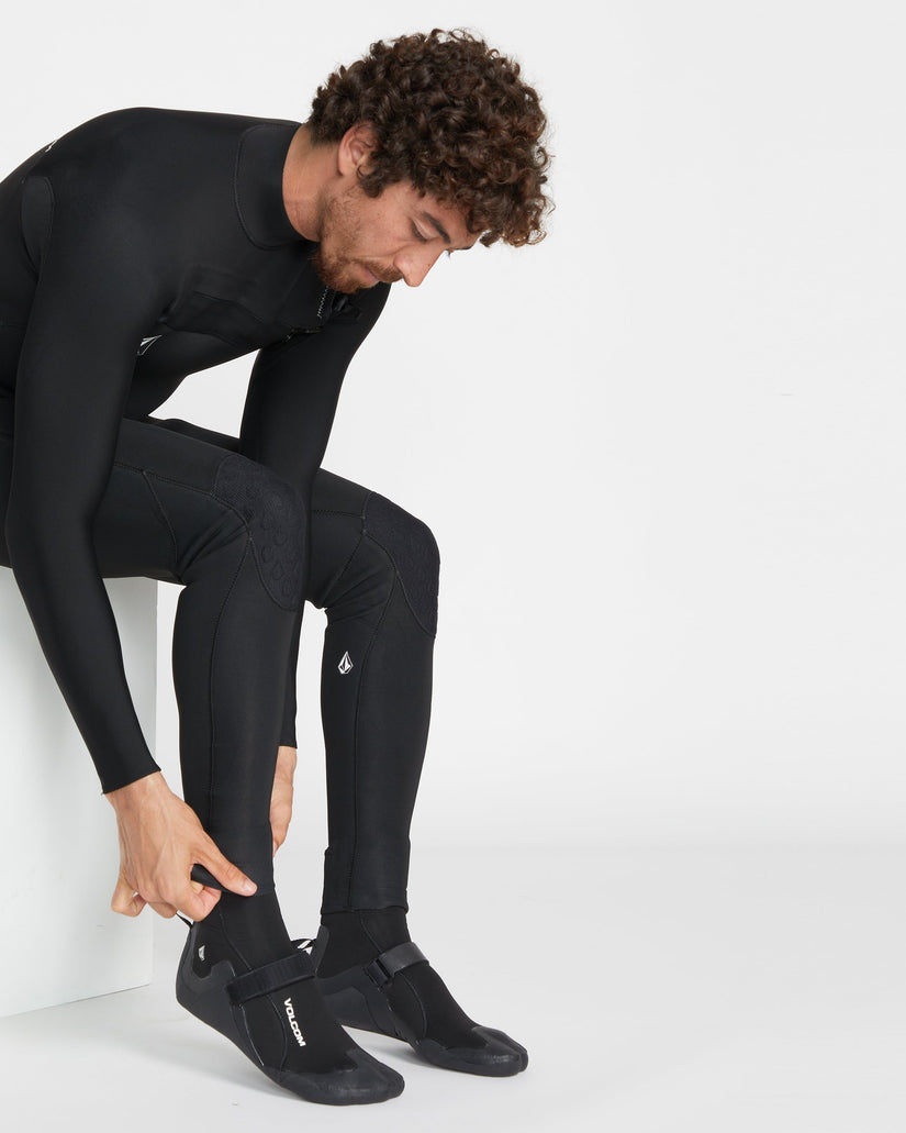 Botines Con Punta Redondeada 5Mm - Black