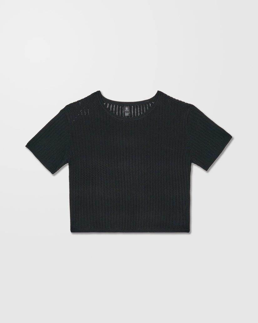 Camiseta Meshy Beach - Black