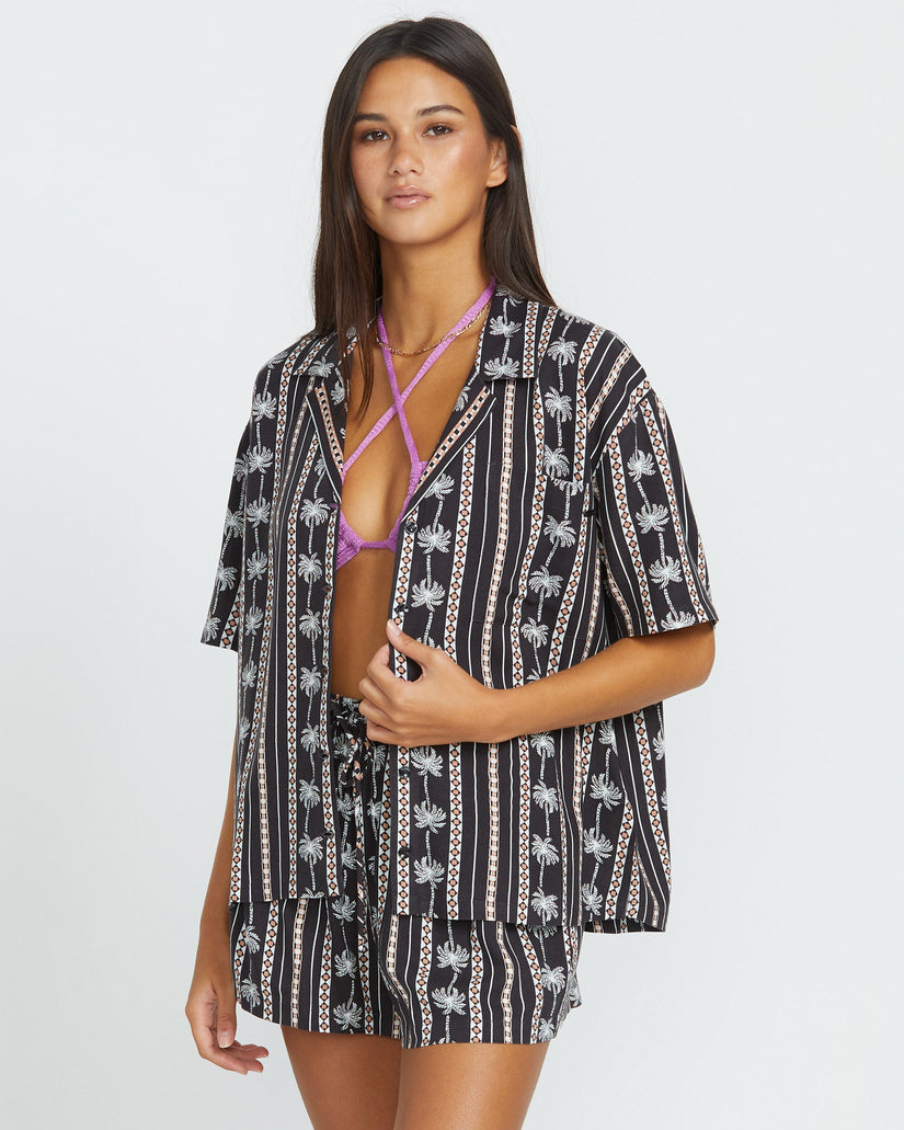 Camisa Sun Stunner - BLACK COMBO